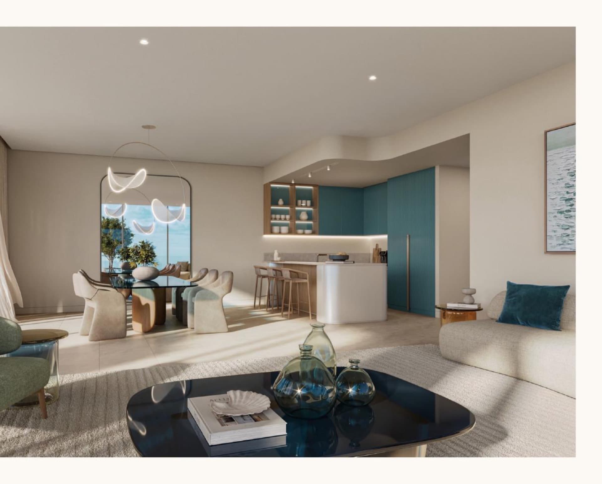 Dining and kitchen