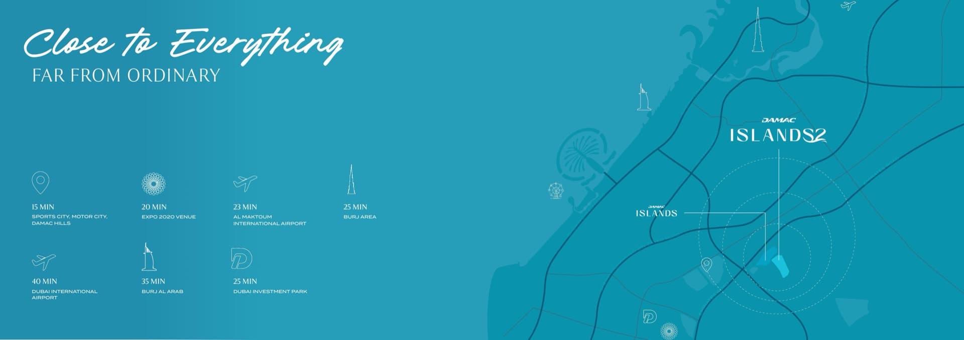 DAMAC Islands 2 location