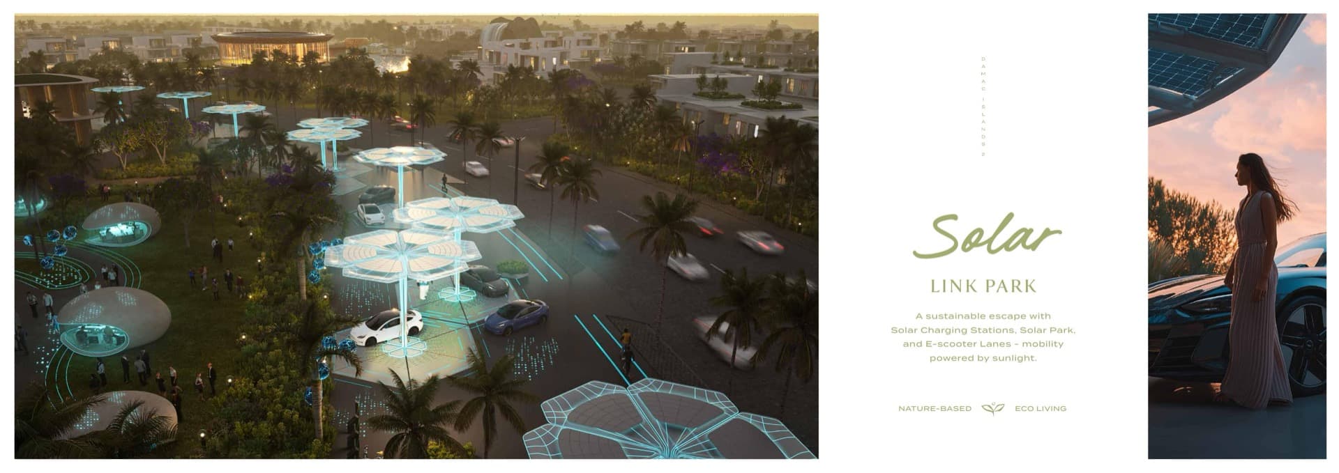 Solar Link Park - futuristic mobility hub