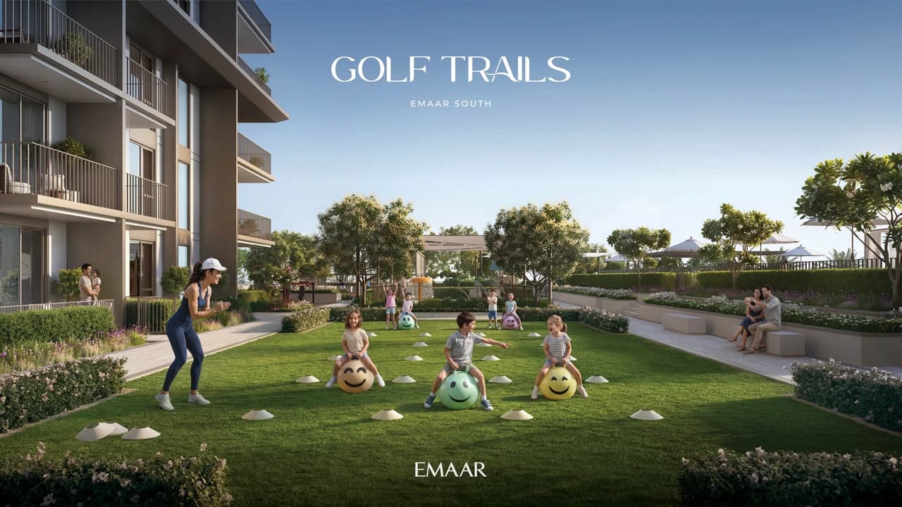 Golf Trails lawn activity area for children