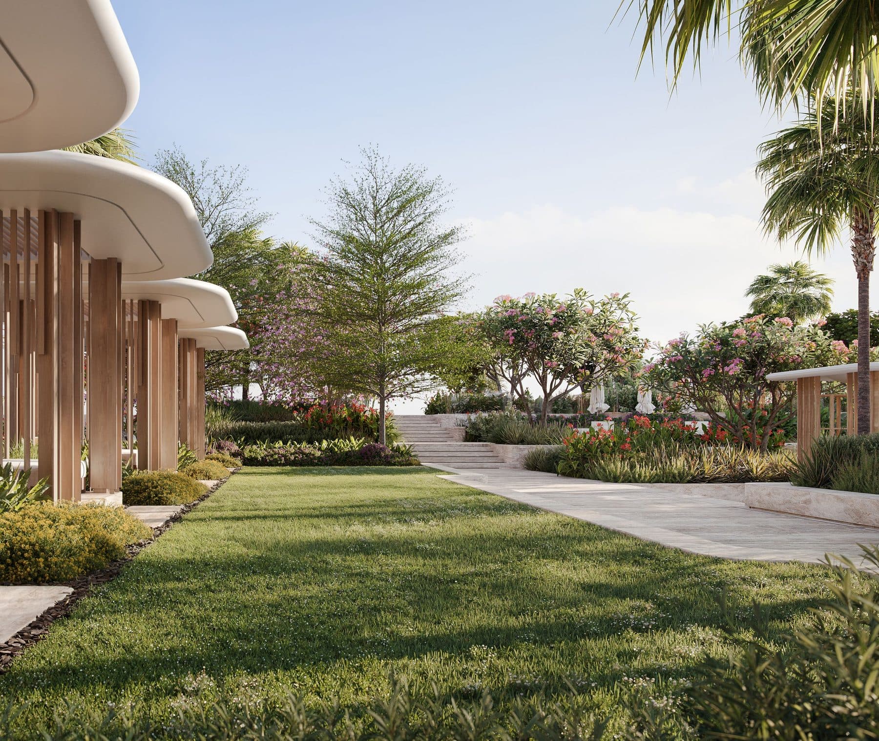 Landscaped gardens by ZED Collective