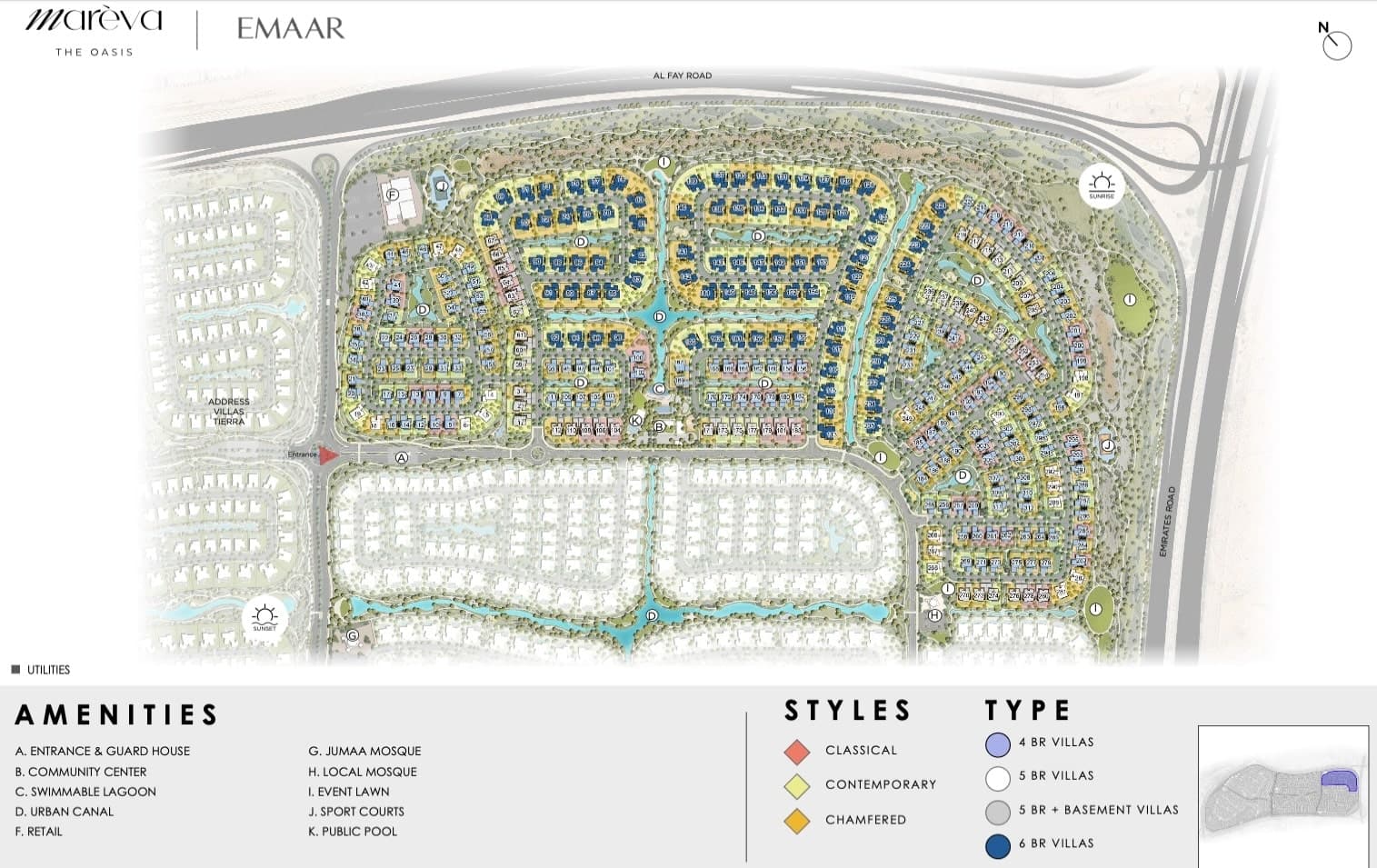 Marèva cluster map within The Oasis
