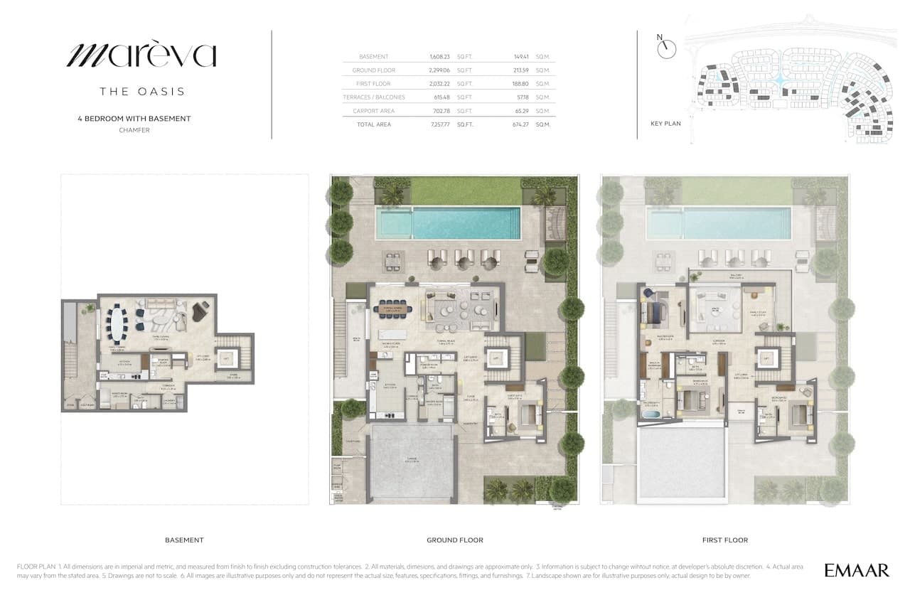 4 Bedroom Villa floor plan